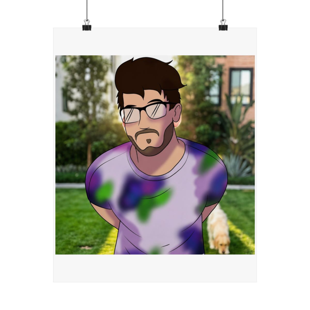 Markiplier Selfie All Over Print - alternate angle 3, merchandise