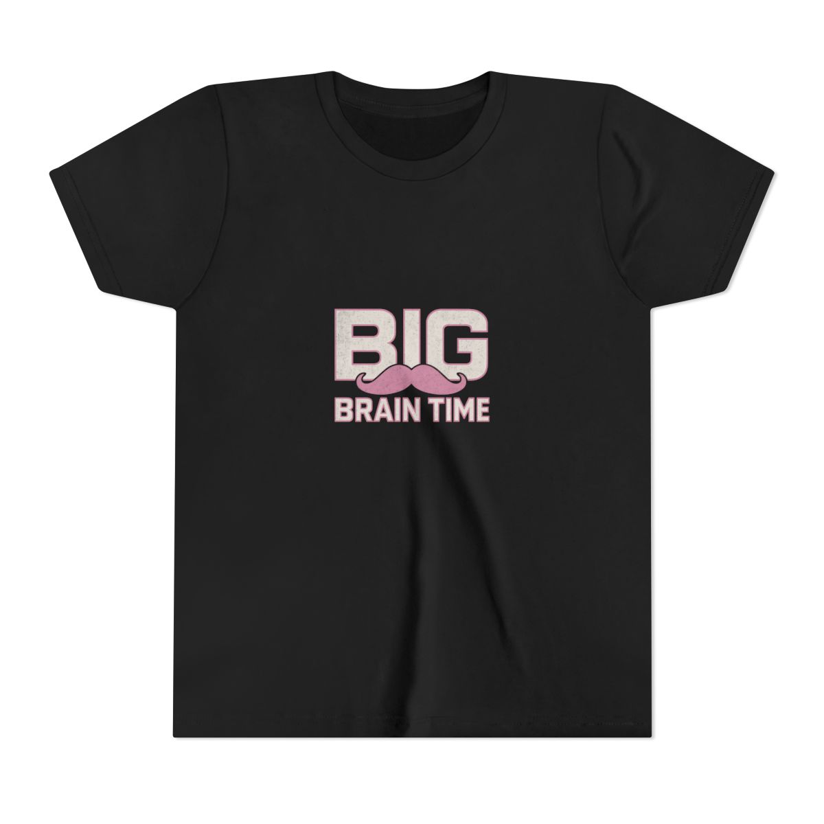 Markiplier Big Brain Time Pink Mustache Kids T-Shirt
