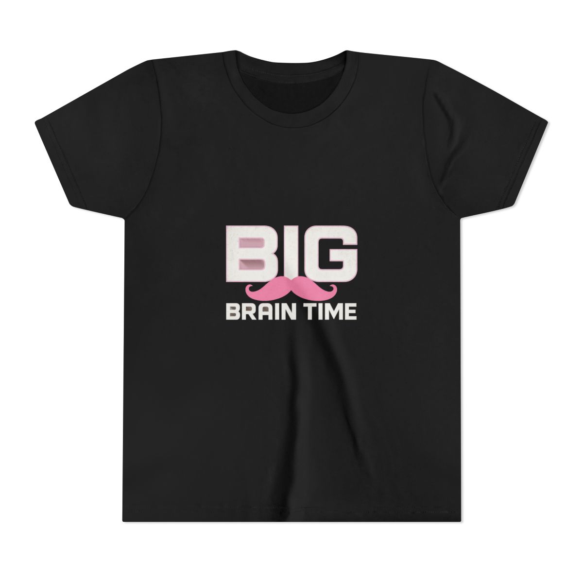 Markiplier Big Brain Time Pink Mustache Kids T-Shirt