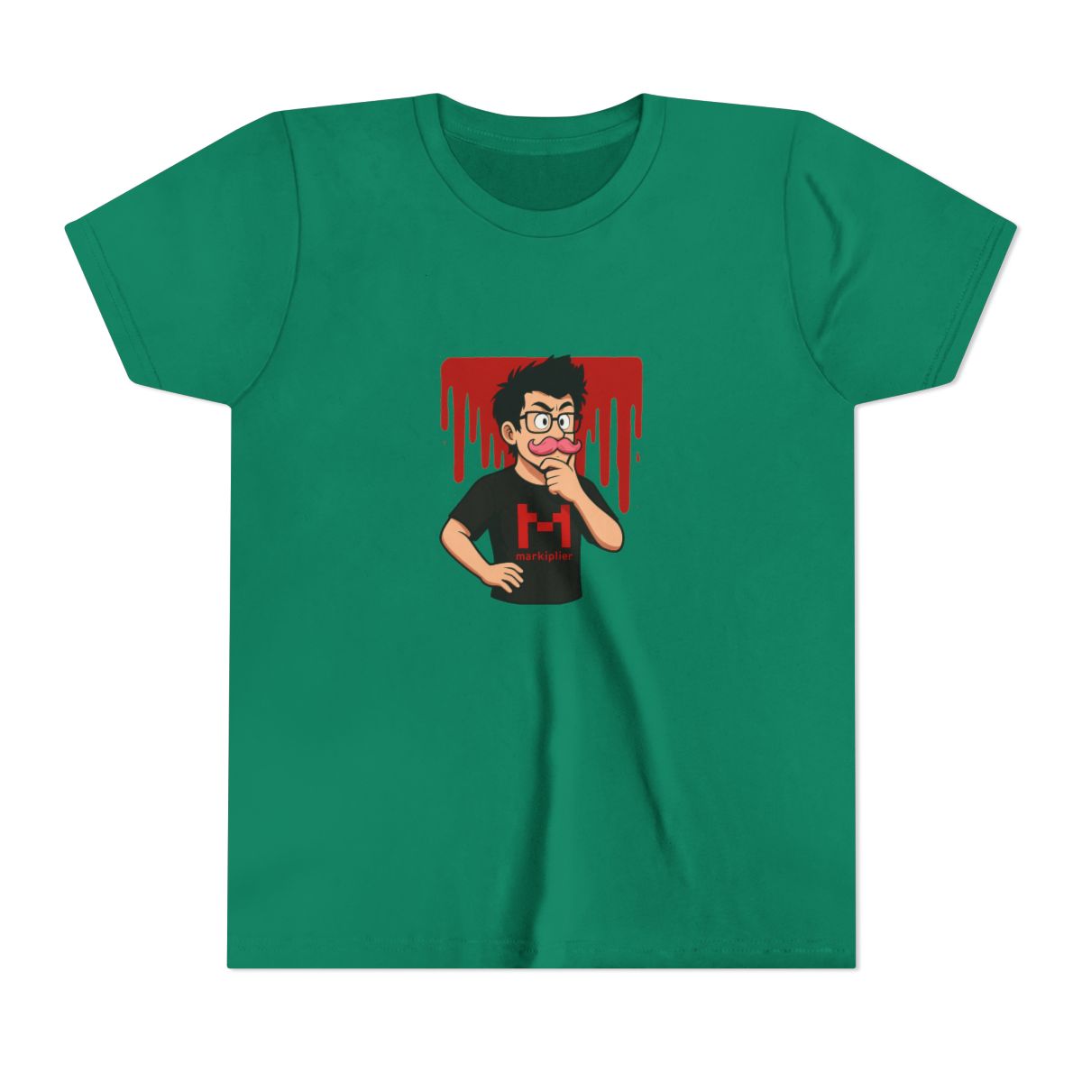 Markiplier Horror Gamer Classic Kids T-Shirt - alternate angle 2, merchandise