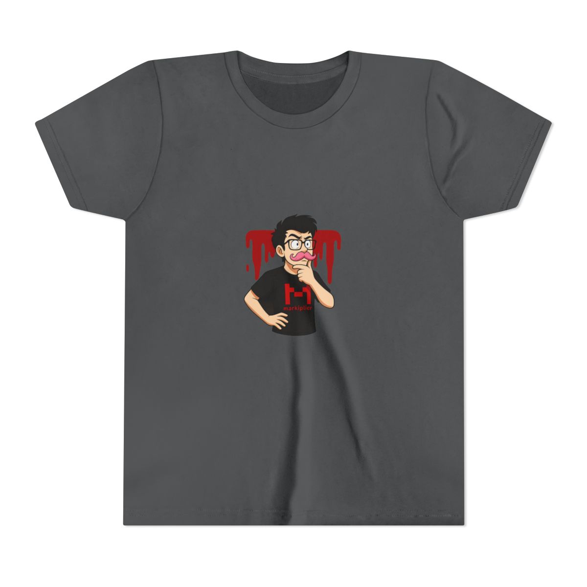 Markiplier Horror Gamer Classic Kids T-Shirt - alternate angle 5, merchandise